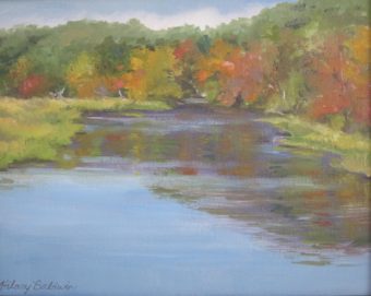 View artwork titled Fall River, Stow