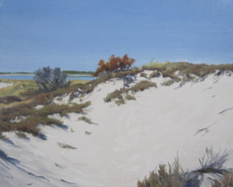 View artwork titled Fall Tree and Dunes