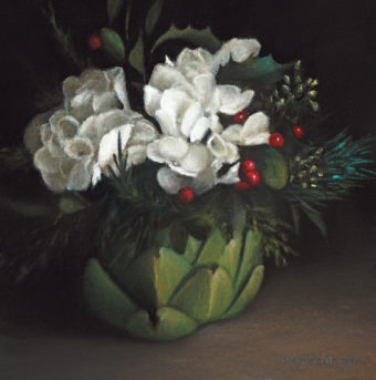 View artwork titled Christmas Artichoke