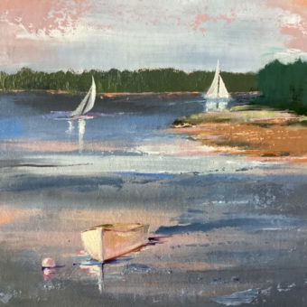 View artwork titled Muscongus Bay Sail