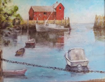 View artwork titled Rockport Fishing Shack