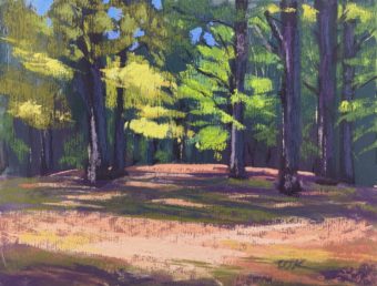 View artwork titled Walk in the Woods