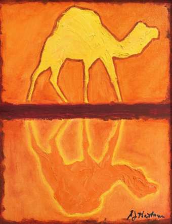 View artwork titled Camel’s Shadow II