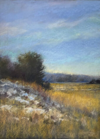 View artwork titled Snow on the Marsh