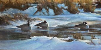 View artwork titled Winter Ducks