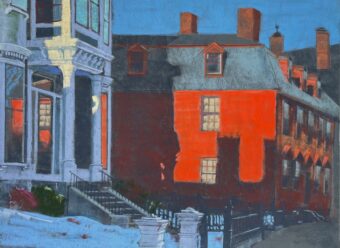 View artwork titled Essex Street in Winter