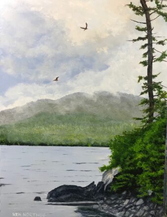 View artwork titled Alaskan Eagles