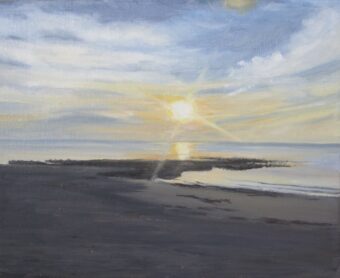 View artwork titled Beach Sunset