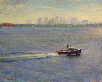 View artwork titled View of Boston from Nahant