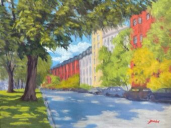 View artwork titled Commonwealth Avenue, Boston