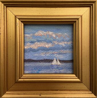 View artwork titled sailing Frenchman’s bay