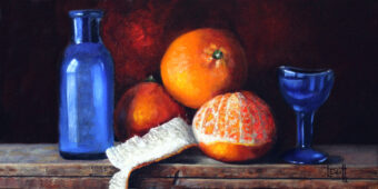 View artwork titled Oranges and Cobalt