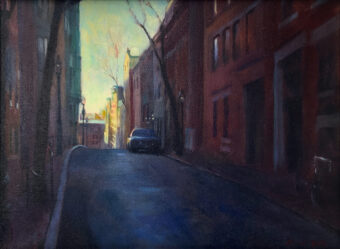 View artwork titled Beacon Hill Street