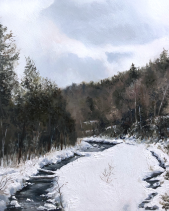 View artwork titled New England, Winter #4