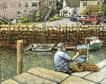 View artwork titled Rockport Scene