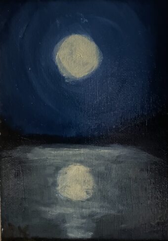 View artwork titled Rising Moon