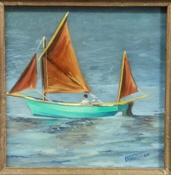 View artwork titled Red Sails