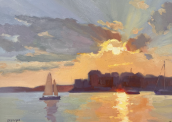 View artwork titled Summer Sunset