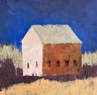 View artwork titled Blue Sky Barn