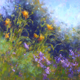 View artwork titled Morning Wildflowers