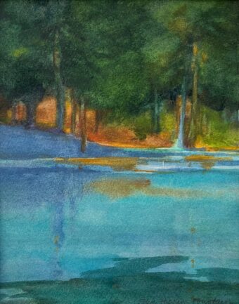 View artwork titled Brickyard Pond