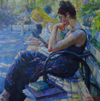 View artwork titled Park Readers