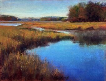 View artwork titled Marsh Blues