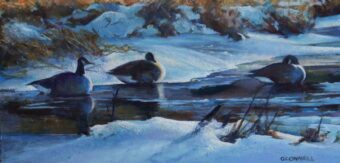 View artwork titled Winter Geese