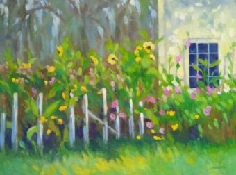 View artwork titled Sunflower Garden