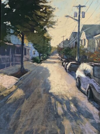 View artwork titled Sunny Street