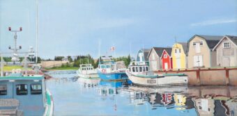 View artwork titled Harbour at Darnley, PEI