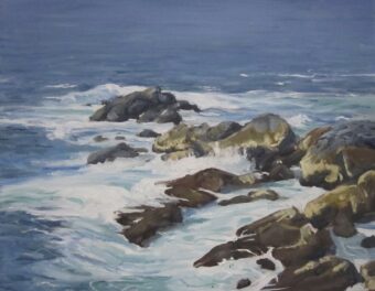 View artwork titled Monhegan Coast