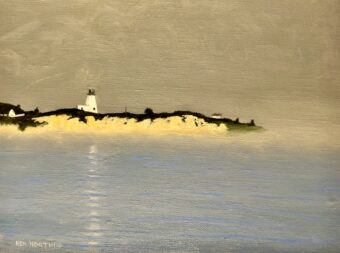 View artwork titled Fog Off Gurnet Light