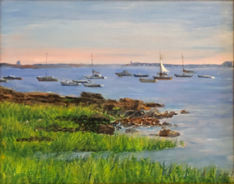 View artwork titled Marshes by the Bay