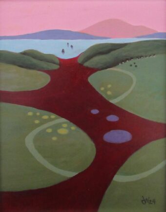 View artwork titled River Road