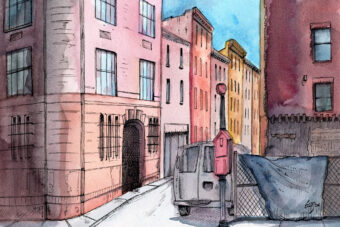 View artwork titled “Salem Street, North End”