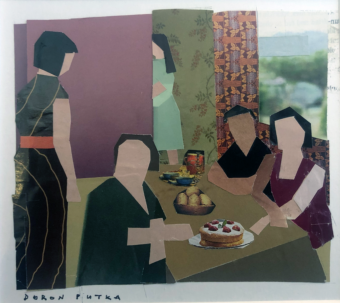 View artwork titled Family Gathering