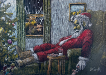 View artwork titled Relax, It’s Christmas