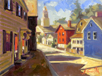 View artwork titled Marblehead Stroll