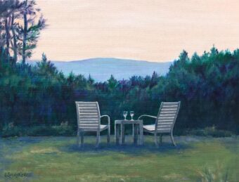 View artwork titled Admiring the Berkshires