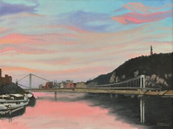 View artwork titled Danube Dawn