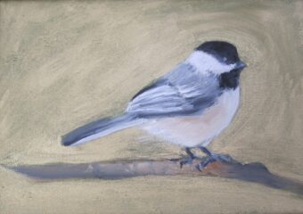 View artwork titled Black Capped Chickadee, II