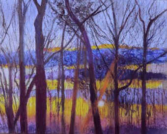 View artwork titled Winter Sunset