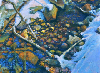 View artwork titled Winter’s Gold