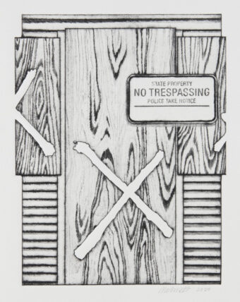 View artwork titled Door V (20 Damon)