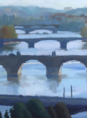 View artwork titled Upstream Overlook