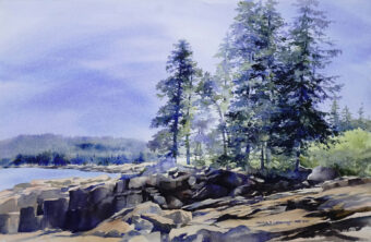 View artwork titled Acadian Shores