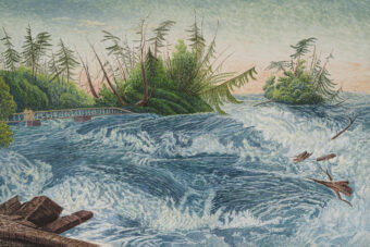 View artwork titled The Rapids Before the Falls
