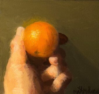 View artwork titled Contemplation Orange