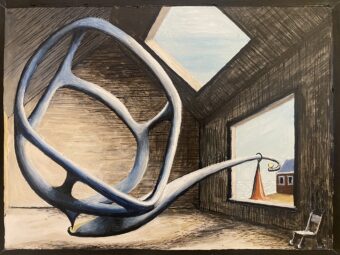 View artwork titled I want a tiny house by the sea